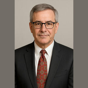 Sheaf & Cabor Silk Tie Vintage Red Paisley Geometric